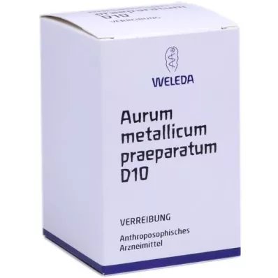 AURUM METALLICUM PRAEPARATUM D 10 Triturering, 50 g AURUM METALLICUM PRAEPARATUM D 10 Triturering, 50 g