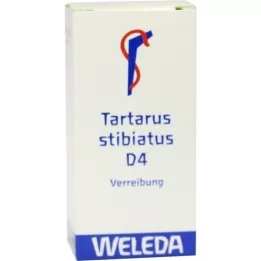 TARTARUS STIBIATUS D 4 Triturering, 20 g