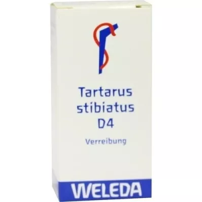 TARTARUS STIBIATUS D 4 Triturering, 20 g TARTARUS STIBIATUS D 4 Triturering, 20 g