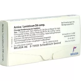 ARNICA/LEVISTICUM D 6 komp. ampuller, 8x1 ml