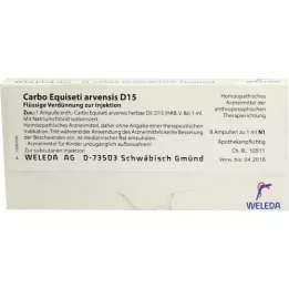 CARBO EQUISETI arvensis D 15 ampuller, 8X1 ml