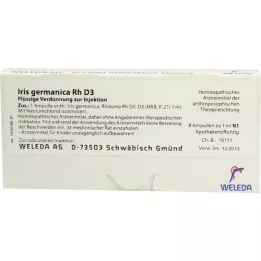 IRIS GERMANICA Rh D 3 ampuller, 8X1 ml