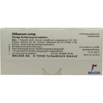 OLIBANUM COMP.Ampuller, 8x1 ml