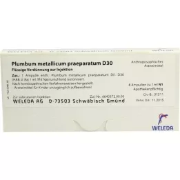 PLUMBUM METALLICUM praep.D 30 ampuller, 8X1 ml