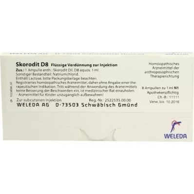 SKORODIT D 8 ampuller, 8X1 ml SKORODIT D 8 ampuller, 8X1 ml