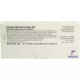 SOLUTIO SILICEAE comp.D 6 ampuller, 8X1 ml