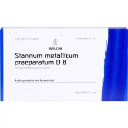 STANNUM METALLICUM praeparatum D 8 ampuller, 8X1 ml