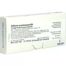 STIBIUM ARSENICOSUM D 8 ampuller, 8X1 ml