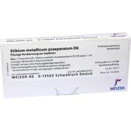 STIBIUM METALLICUM PRAEPARATUM D 6 ampuller, 8X1 ml