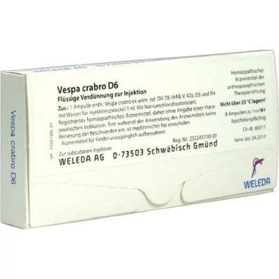VESPA CRABRO D 6 ampuller, 8X1 ml