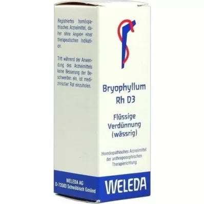 BRYOPHYLLUM RH D3 fortynning, 20 ml BRYOPHYLLUM RH D3 fortynning, 20 ml