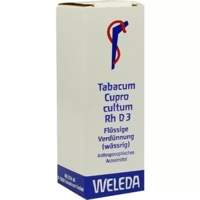 TABACUM CUPRO cultum Rh D 3 Fortynning, 20 ml
