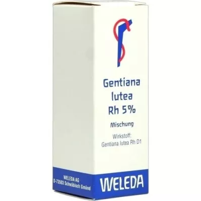 GENTIANA LUTEA RH Presset juice 5 % blanding, 20 ml GENTIANA LUTEA RH Presset juice 5 % blanding, 20 ml