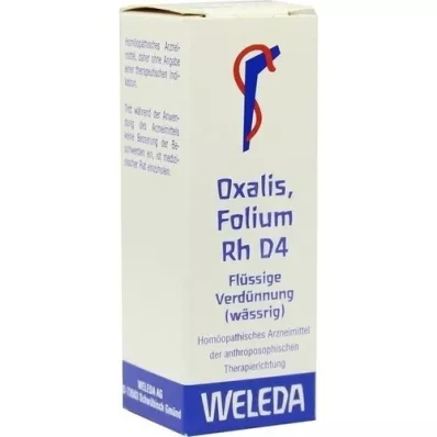 OXALIS FOLIUM Rh D 4 Fortynning, 20 ml
