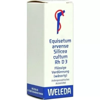EQUISETUM ARVENSE Silicea cultum Rh D 3 Fortynning, 20 ml