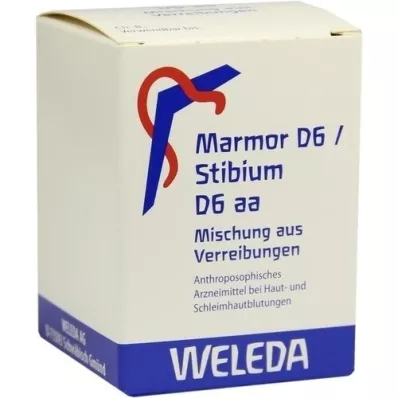 MARMOR D 6/Stibium D 6 aa Triturering, 50 g MARMOR D 6/Stibium D 6 aa Triturering, 50 g
