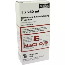 KOCHSALZLÖSUNG 0,9 % plastflaske Fresenius, 250 ml
