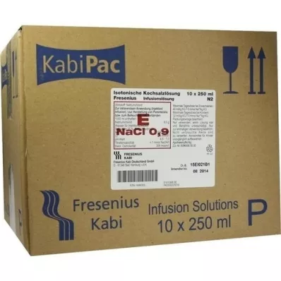 KOCHSALZLÖSUNG 0,9 % plastflaske Fresenius, 10X250 ml KOCHSALZLÖSUNG 0,9 % plastflaske Fresenius, 10X250 ml