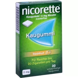 NICORETTE 2 mg ferskfrukttyggegummi, 30 stk