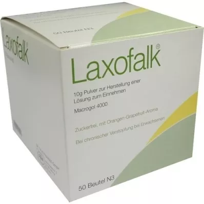 LAXOFALK 10 g Plv.z.Produsent e.Lsg.z.Inntakspose, 50 stk LAXOFALK 10 g Plv.z.Produsent e.Lsg.z.Inntakspose, 50 stk
