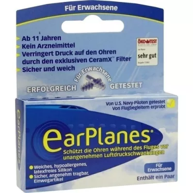 EARPLANES Voksen/Voksen, 2 stk