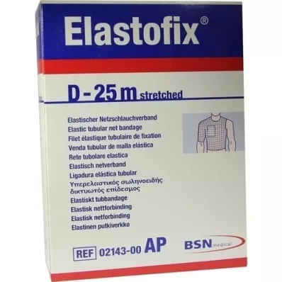 ELASTOFIX Nettrørbandasje 25 m størrelse D 2143, 1 stk ELASTOFIX Nettrørbandasje 25 m størrelse D 2143, 1 stk