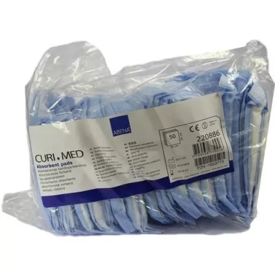 SAUGKOMPRESSEN ikke-steril 10x10 cm 400 g/m, 50 stk