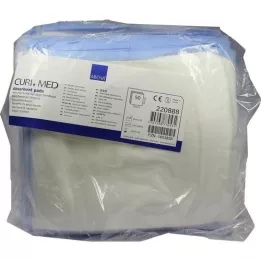 SAUGKOMPRESSEN usteril 20x20 cm 400 g/m, 50 stk