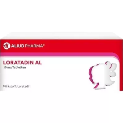 LORATADIN AL 10 mg tabletter, 50 stk