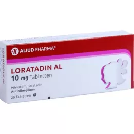 LORATADIN AL 10 mg tabletter, 20 stk