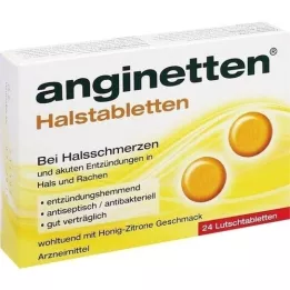 ANGINETTEN Halspastiller, 24 stk