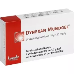 DYNEXAN Ampuller med munngelé, 4X1,7 g