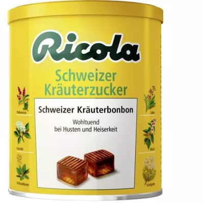 RICOLA m.Z.dose urtegodteri, 250 g RICOLA m.Z.dose urtegodteri, 250 g