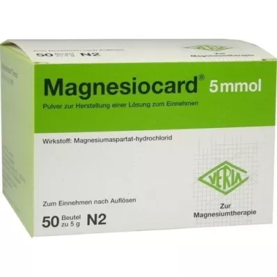 MAGNESIOCARD 5 mmol Plv.z.Her.e.Lsg.z.Intake, 50 stk MAGNESIOCARD 5 mmol Plv.z.Her.e.Lsg.z.Intake, 50 stk