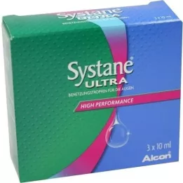 SYSTANE ULTRA Smørende dråper for øynene, 3X10 ml