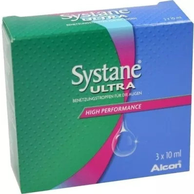 SYSTANE ULTRA Smørende dråper for øynene, 3X10 ml
