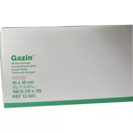 GAZIN Gasbind komp. 10x10 cm steril 16-fold, 10x10 stk