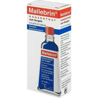 MALLEBRIN Konsentrat til gurgling, 30 ml