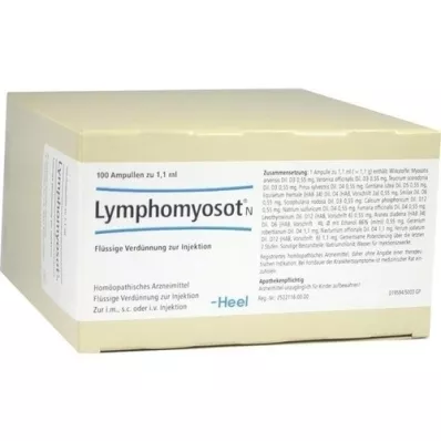 LYMPHOMYOSOT N ampuller, 100 stk LYMPHOMYOSOT N ampuller, 100 stk
