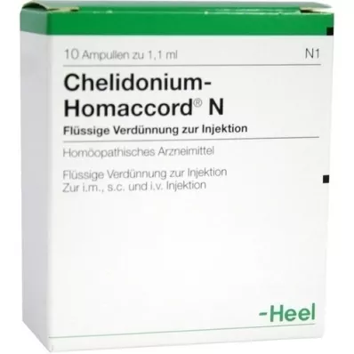 CHELIDONIUM-HOMACCORD N ampuller, 10 stk