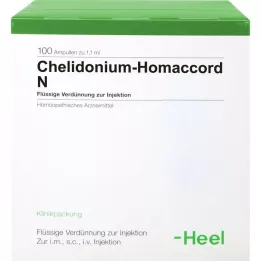 CHELIDONIUM-HOMACCORD N ampuller, 100 stk