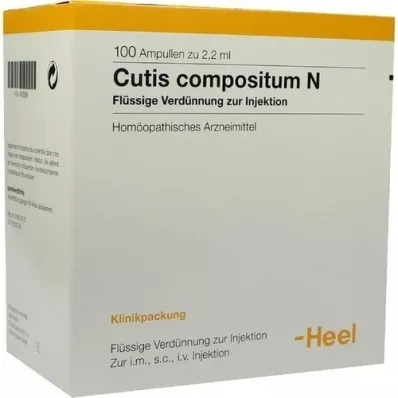 CUTIS kompositum N ampuller, 100 stk CUTIS kompositum N ampuller, 100 stk