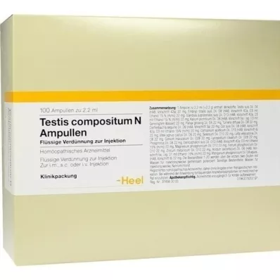 TESTIS COMPOSITUM N ampuller, 100 stk