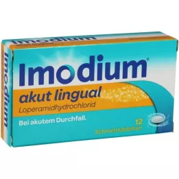 IMODIUM akutte tunge smeltetabletter, 12 stk