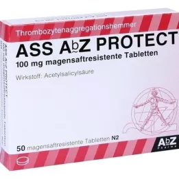 ASS AbZ PROTECT 100 mg gastroresistent tablett, 50 stk
