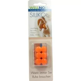 WELLNOISE Ørepropper oransje blister, 3X2 stk