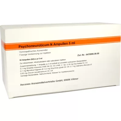 PSYCHONEUROTICUM N ampuller, 50X5 ml PSYCHONEUROTICUM N ampuller, 50X5 ml