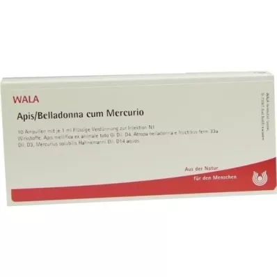 APIS BELLADONNA cum Mercurio ampuller, 10X1 ml