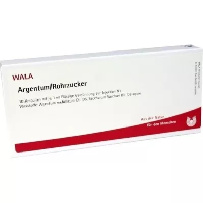 ARGENTUM/ROHRZUCKER Ampuller, 10X1 ml ARGENTUM/ROHRZUCKER Ampuller, 10X1 ml