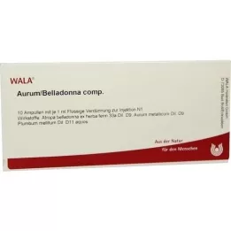 AURUM/BELLADONNA komp. ampuller, 10X1 ml